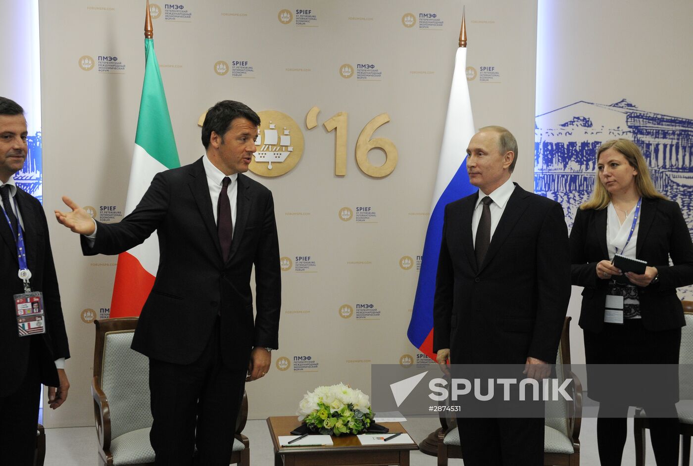 Russian President Vladimir Putin's visit to St. Petersburg. Day two