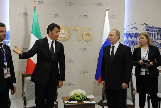 Russian President Vladimir Putin's visit to St. Petersburg. Day two