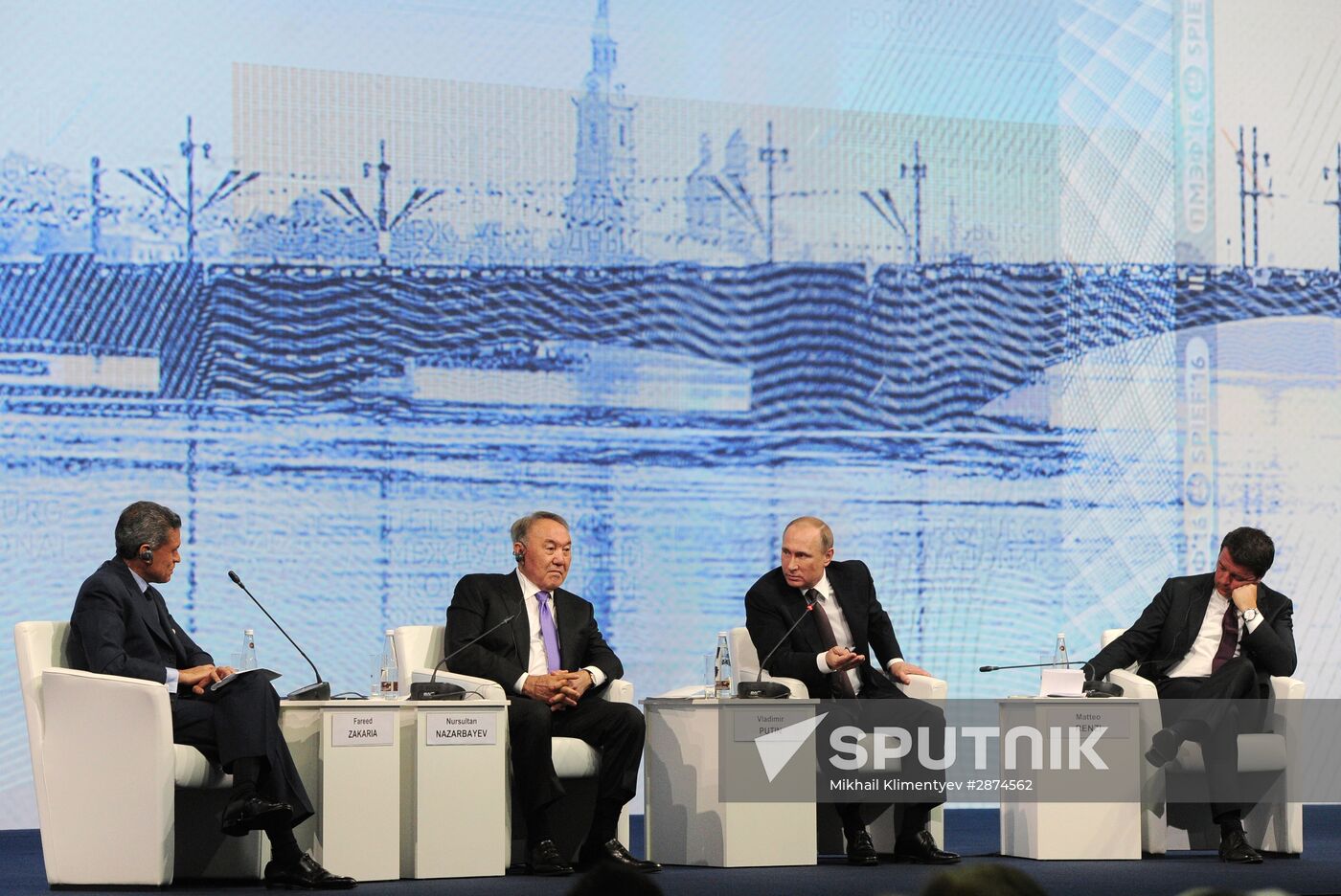 Russian President Vladimir Putin's visit to St. Petersburg. Day two