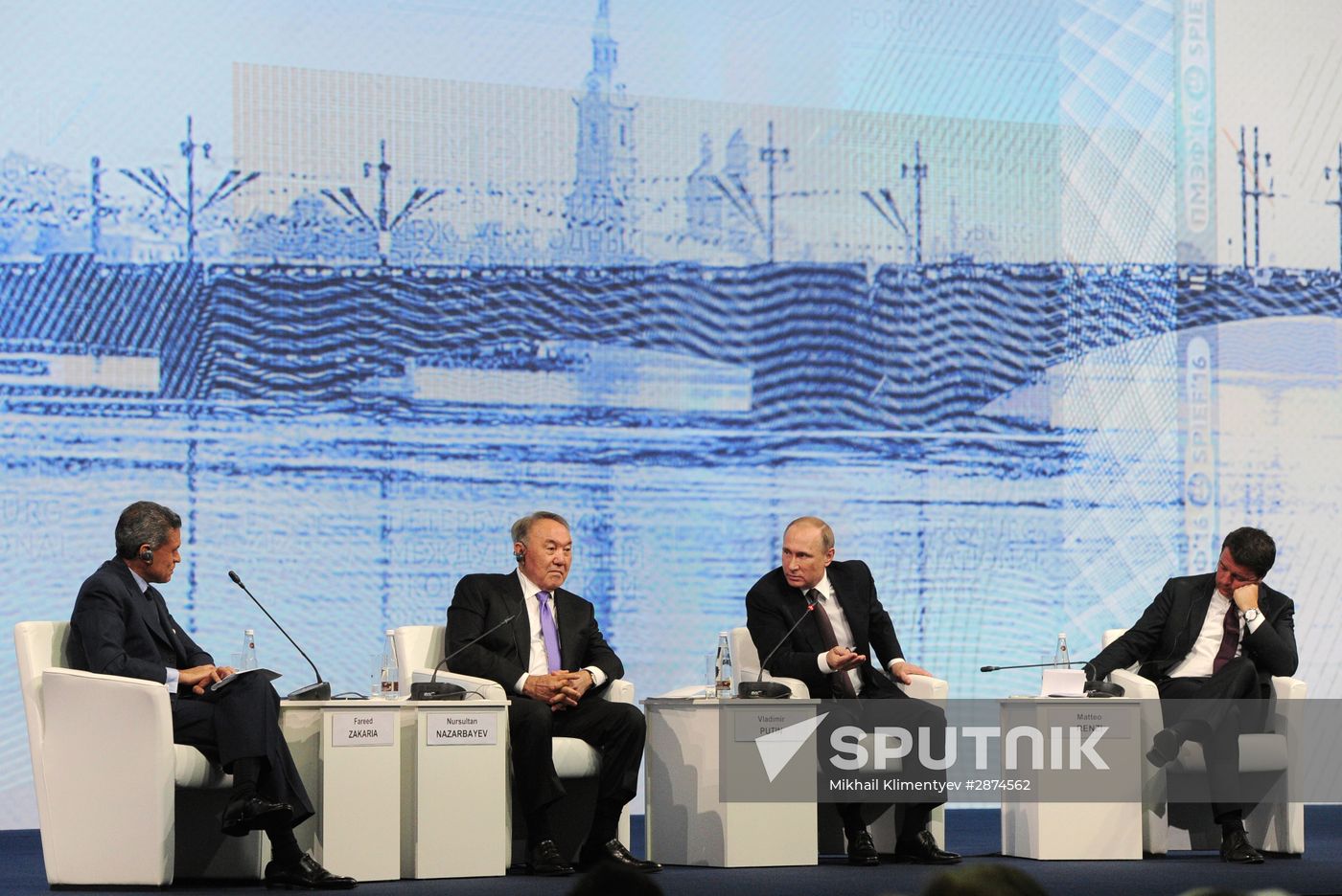 Russian President Vladimir Putin's visit to St. Petersburg. Day two