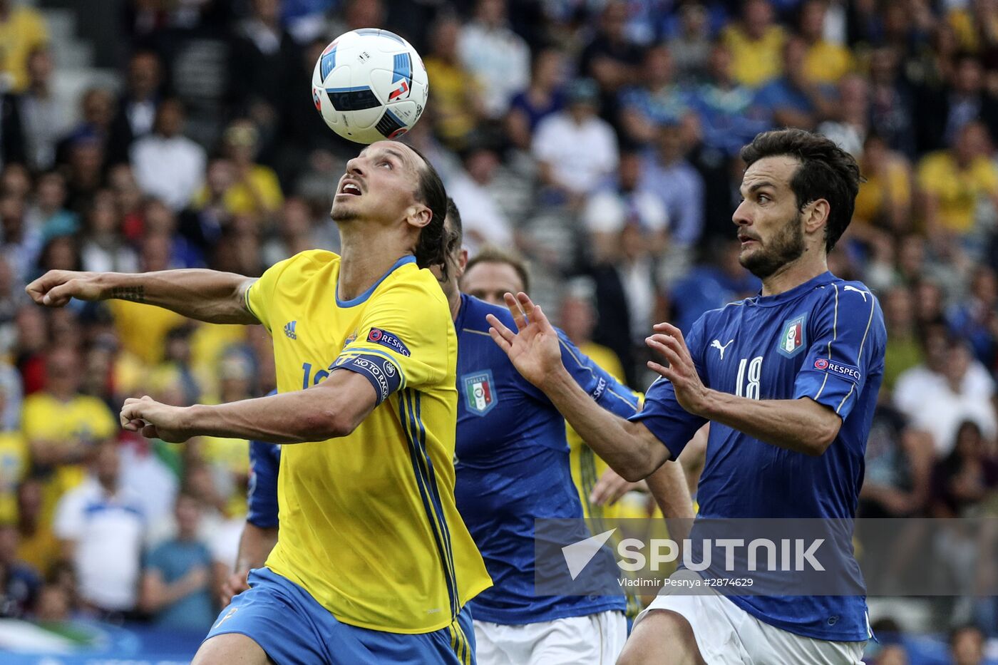 UEFA Euro 2016. Italy vs. Sweden
