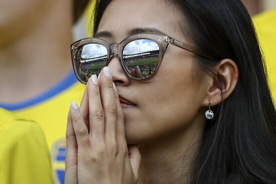 Football. UEFA Euro 2016. Italy vs. Sweden