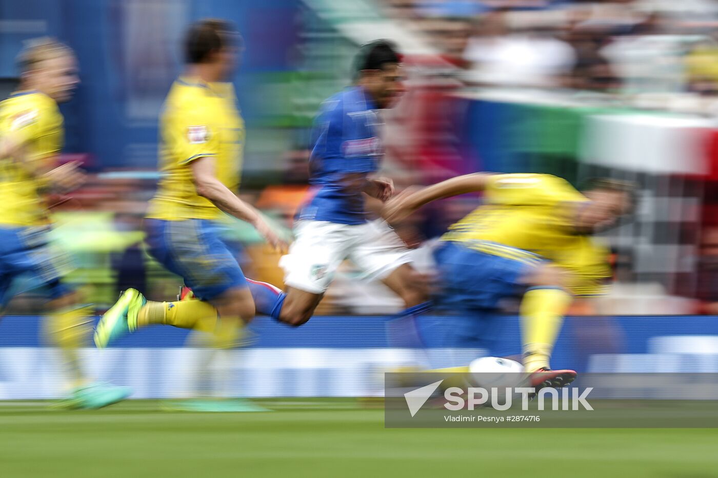 Football. UEFA Euro 2016. Italy vs. Sweden
