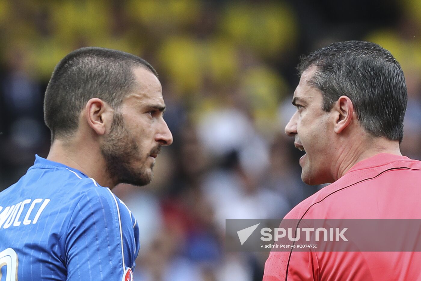 UEFA Euro 2016. Italy vs. Sweden