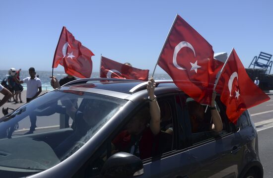 Turkish football fans