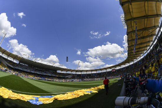 Football. UEFA Euro 2016. Italy vs. Sweden