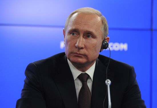 President Vladimir Putin's working visit to St. Petersburg. Day Two