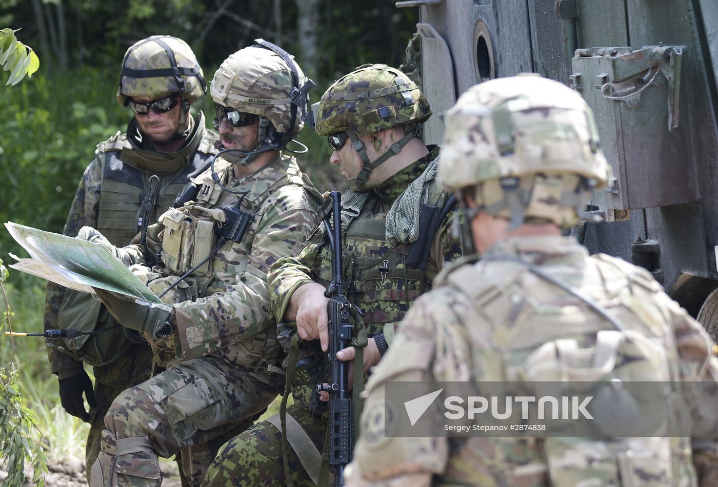 NATO holds Saber Strike exercise 2016 in Estonia