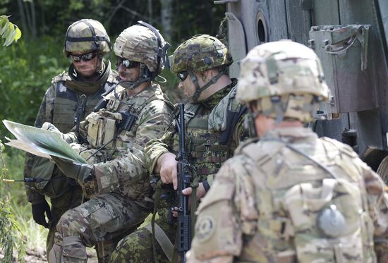 NATO holds Saber Strike exercise 2016 in Estonia