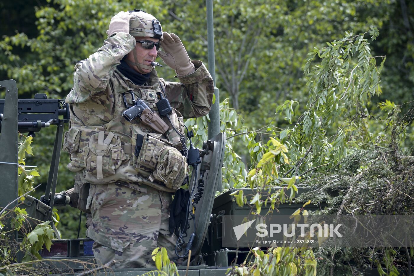 NATO holds Saber Strike exercise 2016 in Estonia