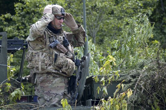 NATO holds Saber Strike exercise 2016 in Estonia
