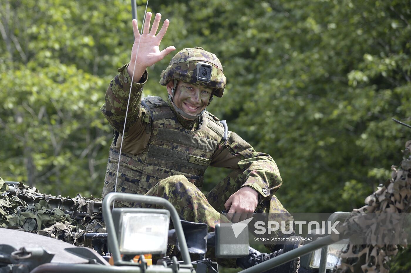 NATO holds Saber Strike exercise 2016 in Estonia