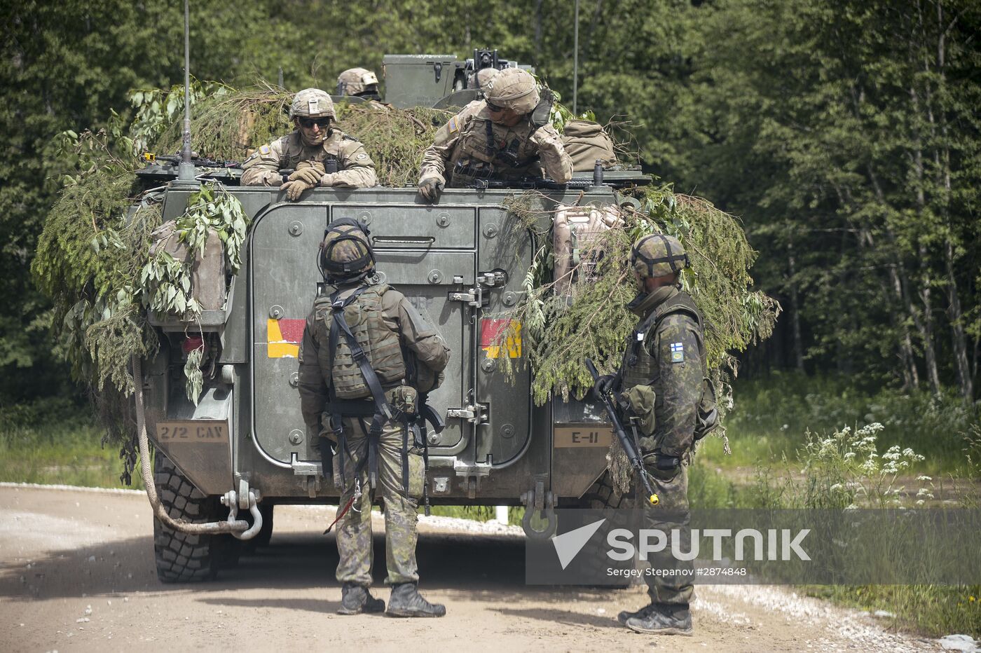 NATO holds Saber Strike exercise 2016 in Estonia