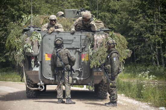 NATO holds Saber Strike exercise 2016 in Estonia