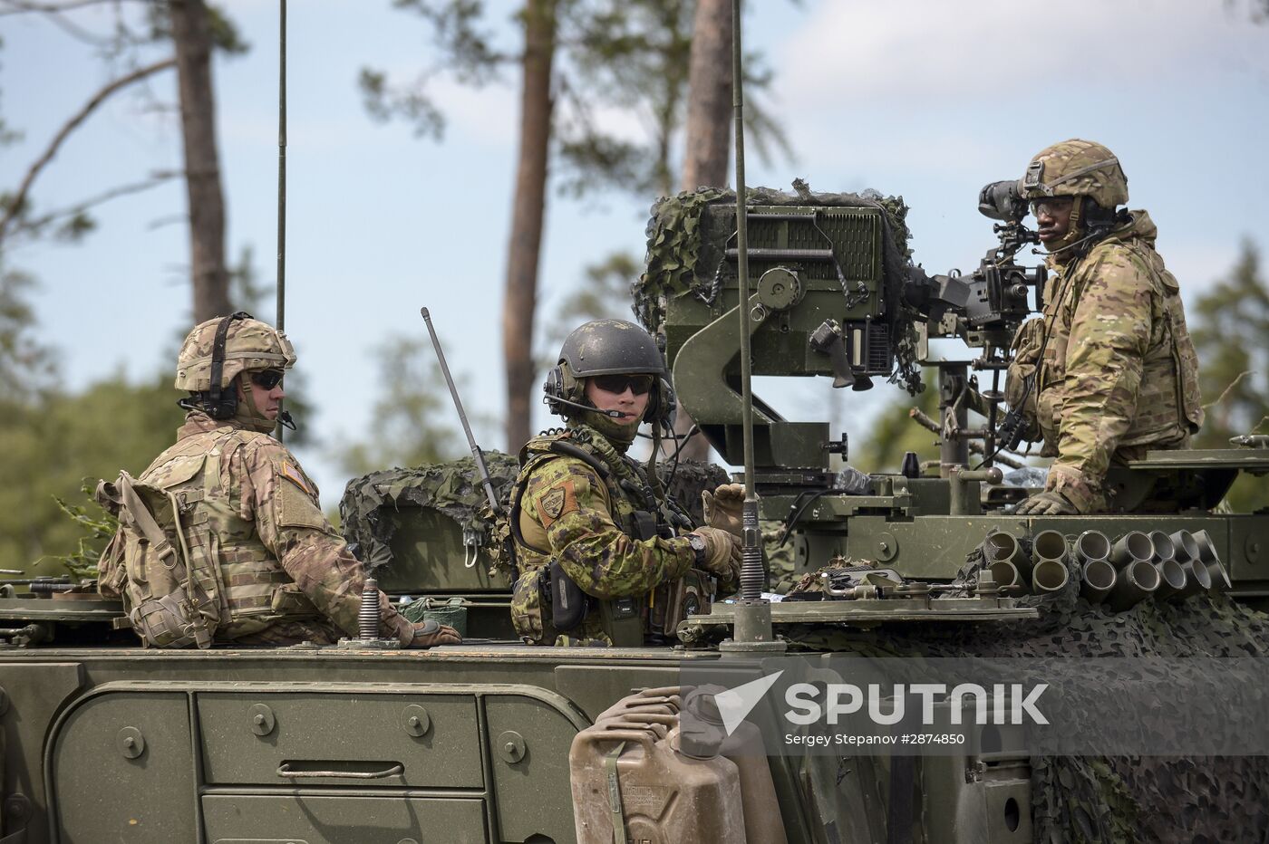 NATO holds Saber Strike exercise 2016 in Estonia