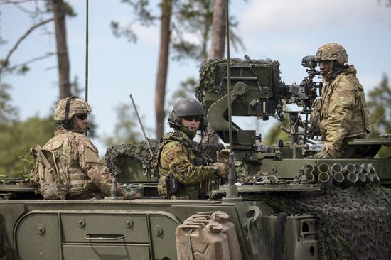 NATO holds Saber Strike exercise 2016 in Estonia