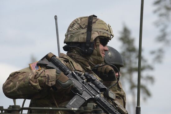 NATO holds Saber Strike exercise 2016 in Estonia