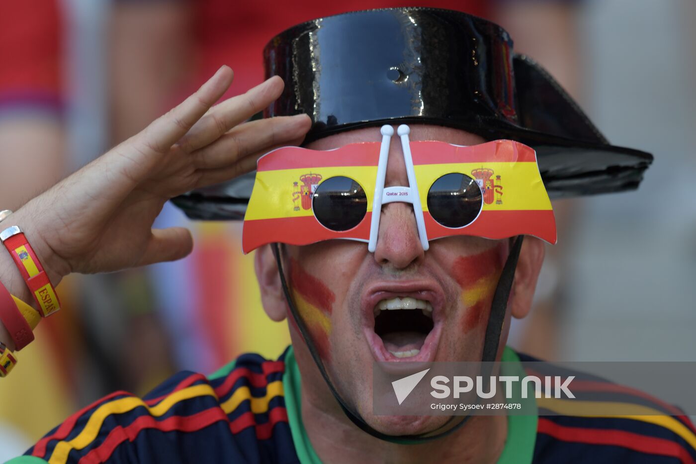 Football. 2016 UEFA European Championship. Spain vs. Turkey