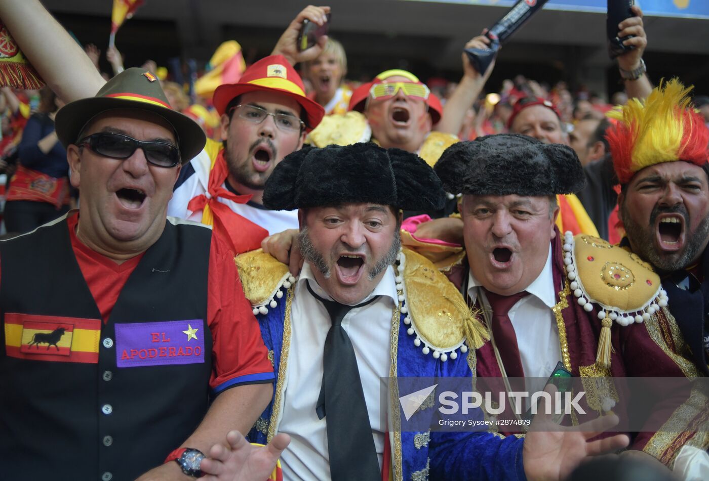 Football. 2016 UEFA European Championship. Spain vs. Turkey