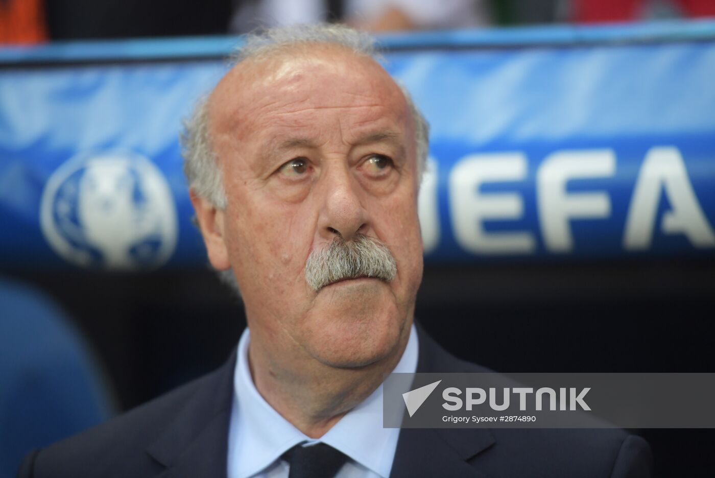 Football. 2016 UEFA European Championship. Spain vs. Turkey