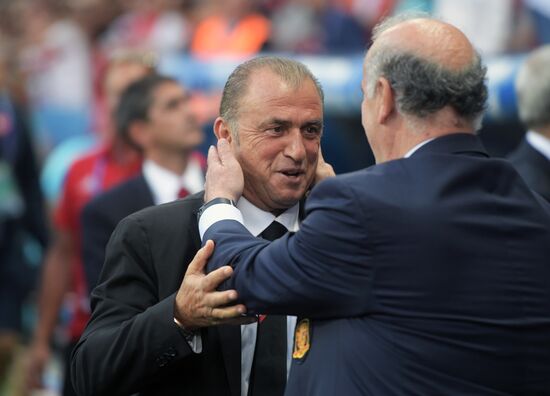 UEFA Euro 2016. Spain vs. Turkey