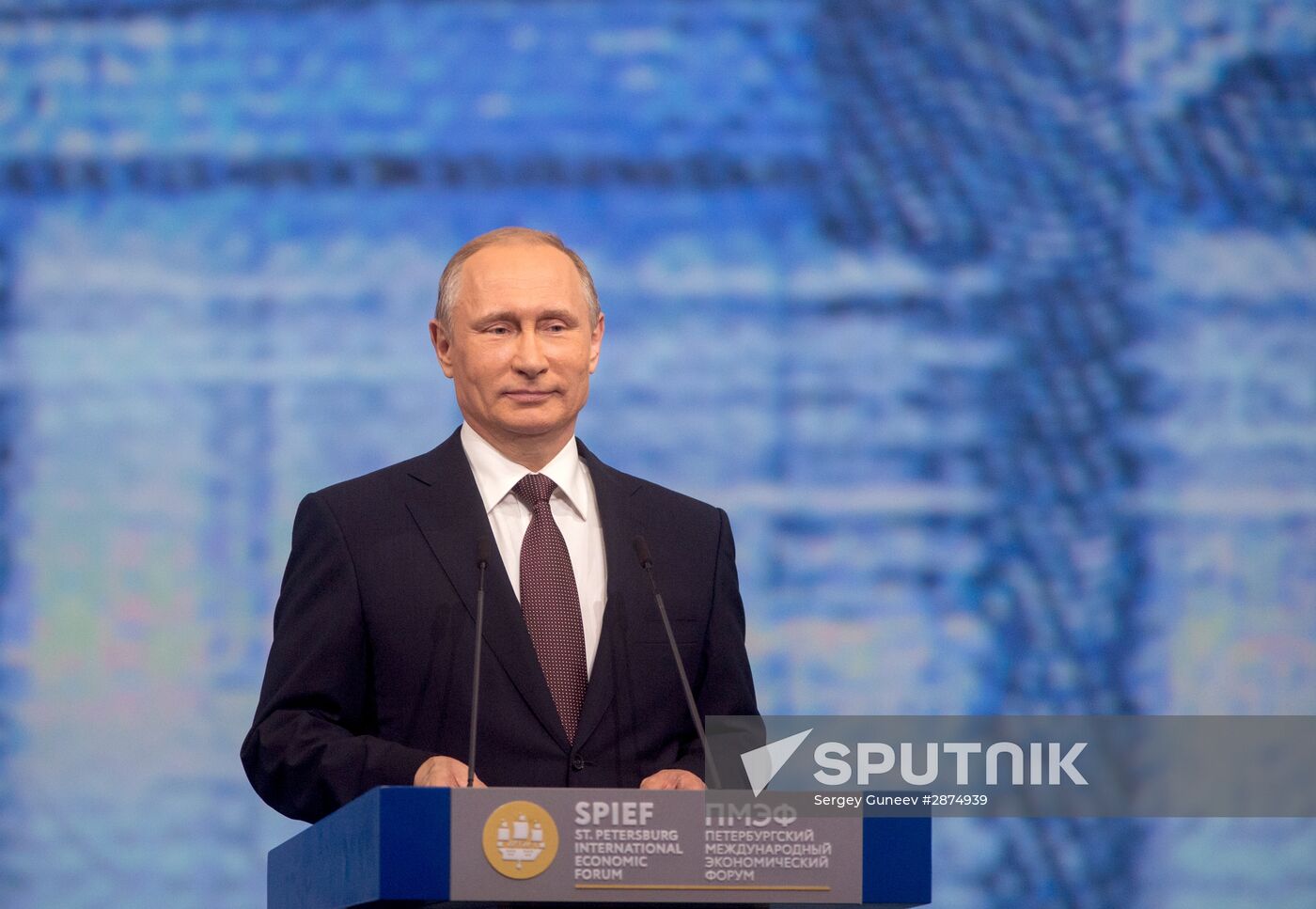 Russian President Vladimir Putin's visit to St. Petersburg. Day two