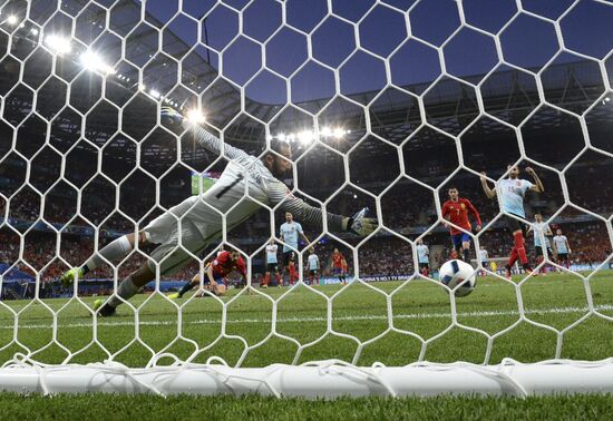 Football. 2016 UEFA European Championship. Spain vs. Turkey