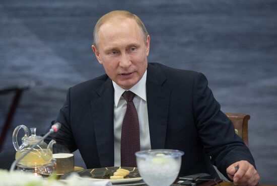 President Vladimir Putin's working visit to St. Petersburg. Day Two