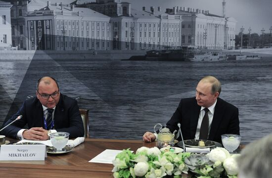 President Vladimir Putin's working visit to St. Petersburg. Day Two