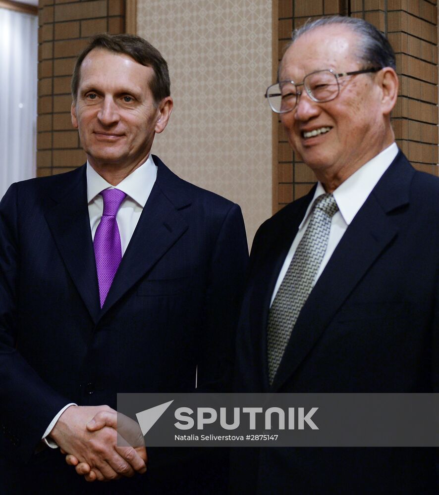 State Duma Chairman Sergei Naryshkin's working visit to Japan