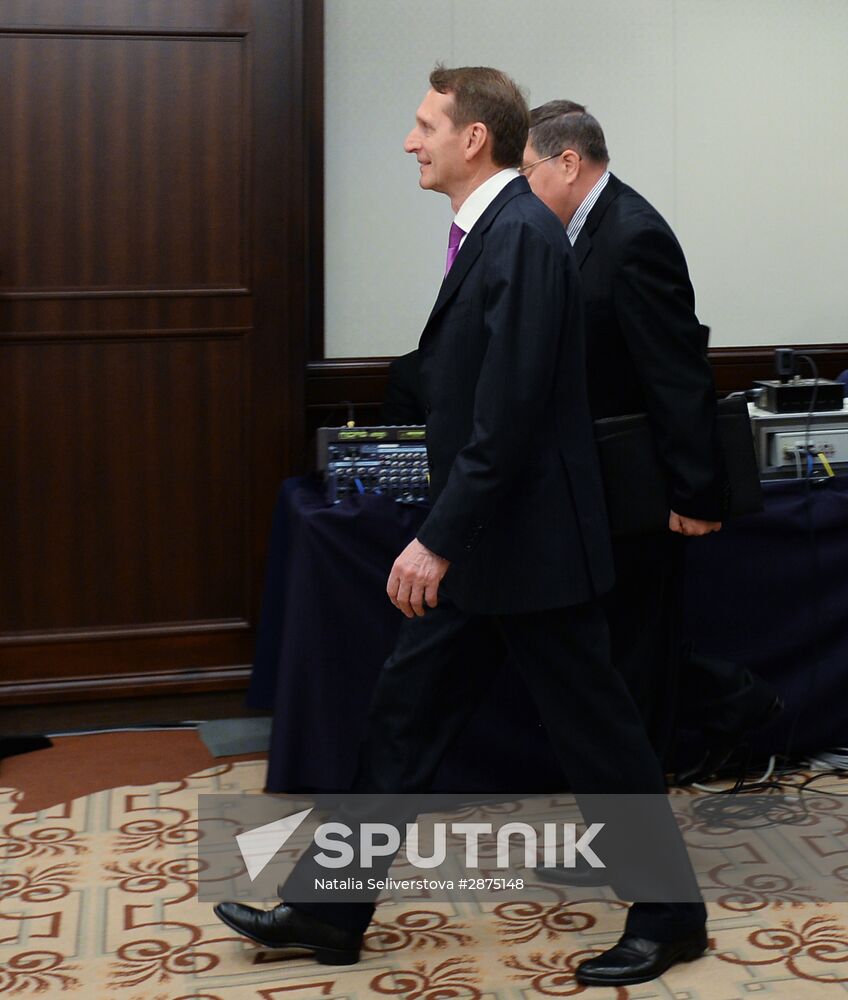 State Duma Chairman Sergei Naryshkin's working visit to Japan