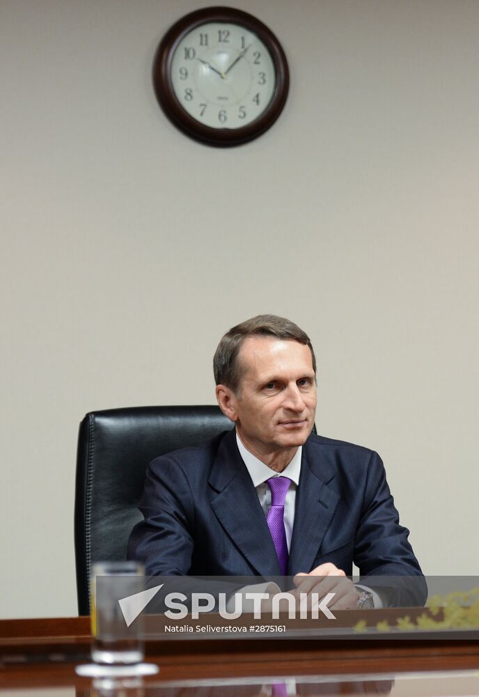 State Duma Chairman Sergei Naryshkin's working visit to Japan