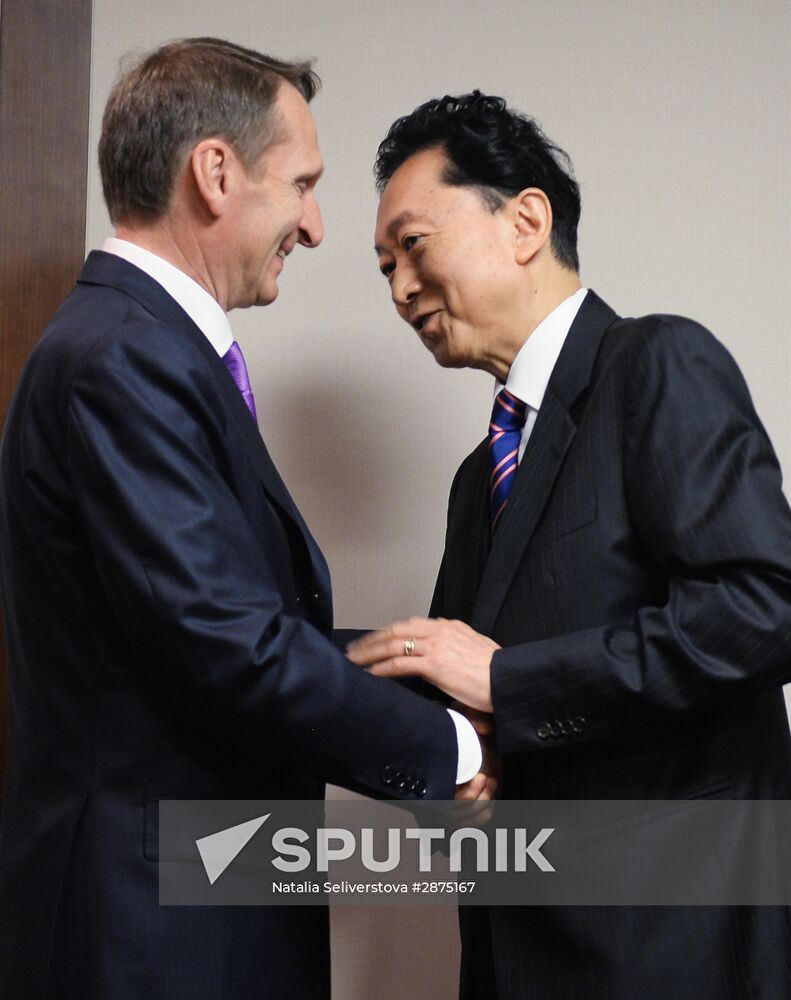 State Duma Chairman Sergei Naryshkin's working visit to Japan