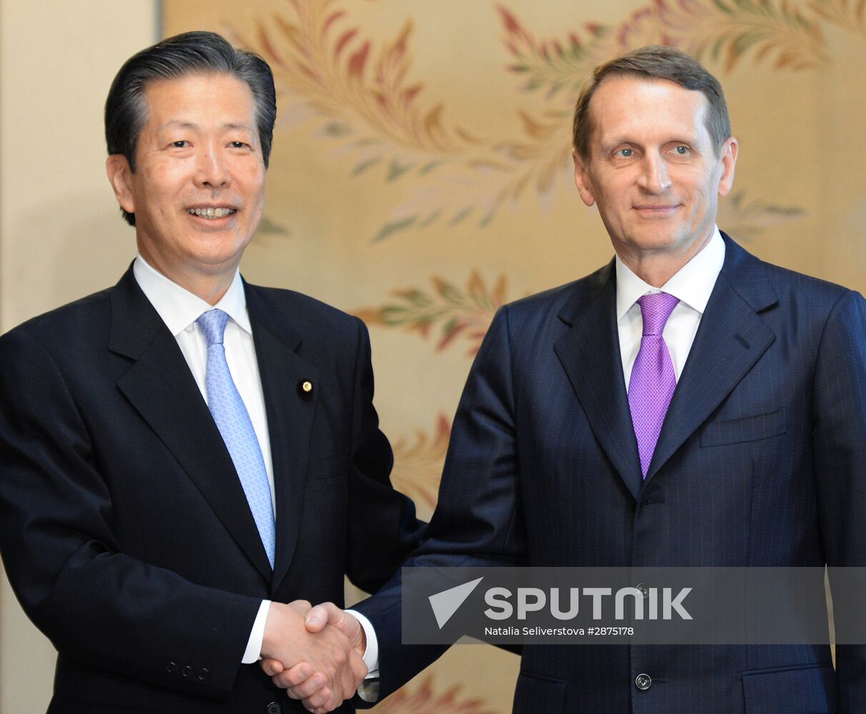 State Duma Chairman Sergei Naryshkin's working visit to Japan