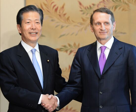 State Duma Chairman Sergei Naryshkin's working visit to Japan