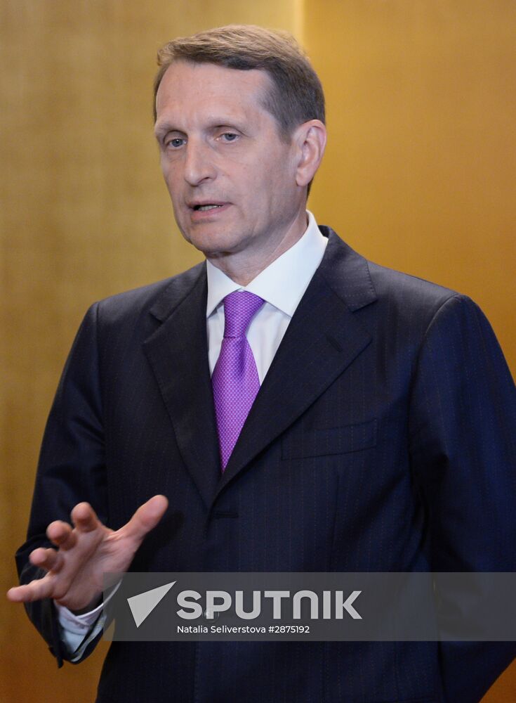State Duma Chairman Sergei Naryshkin's working visit to Japan