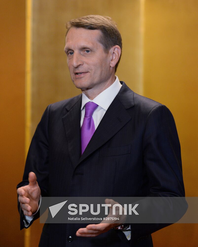 State Duma Chairman Sergei Naryshkin's working visit to Japan