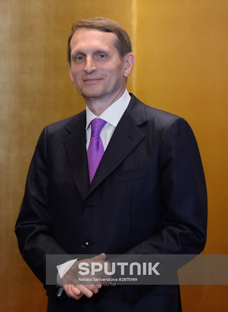State Duma Chairman Sergei Naryshkin's working visit to Japan