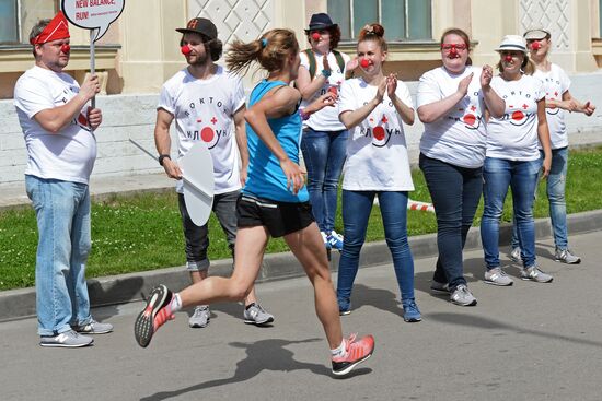 Run Around the Globe charity fun run in Moscow