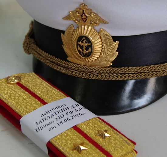 Graduation ceremony at Nakhimov Naval School in Sevastopol