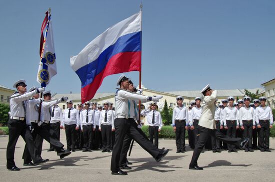 Graduation ceremony at Nakhimov Naval School in Sevastopol