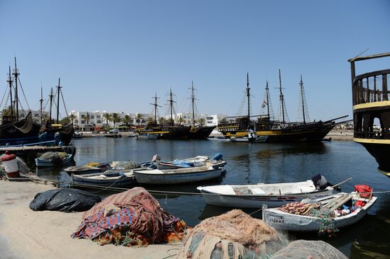 Port Marina on the Isle of Djerba