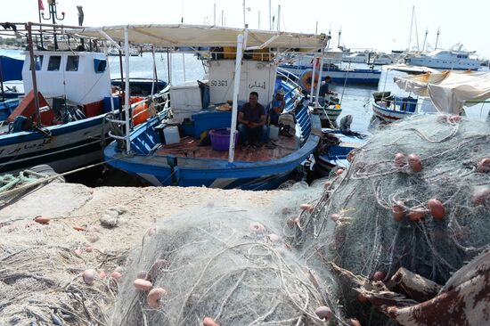 Port Marina on the Isle of Djerba