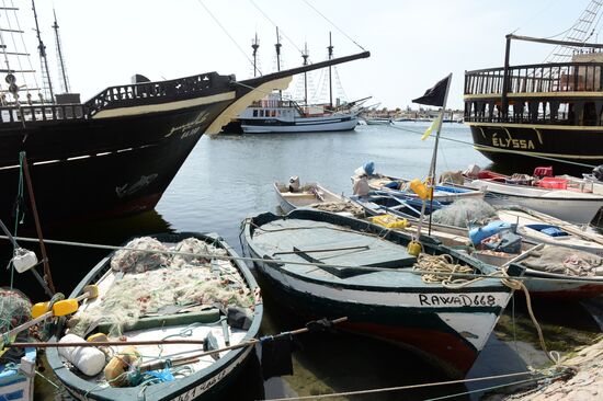 Port Marina on the Isle of Djerba