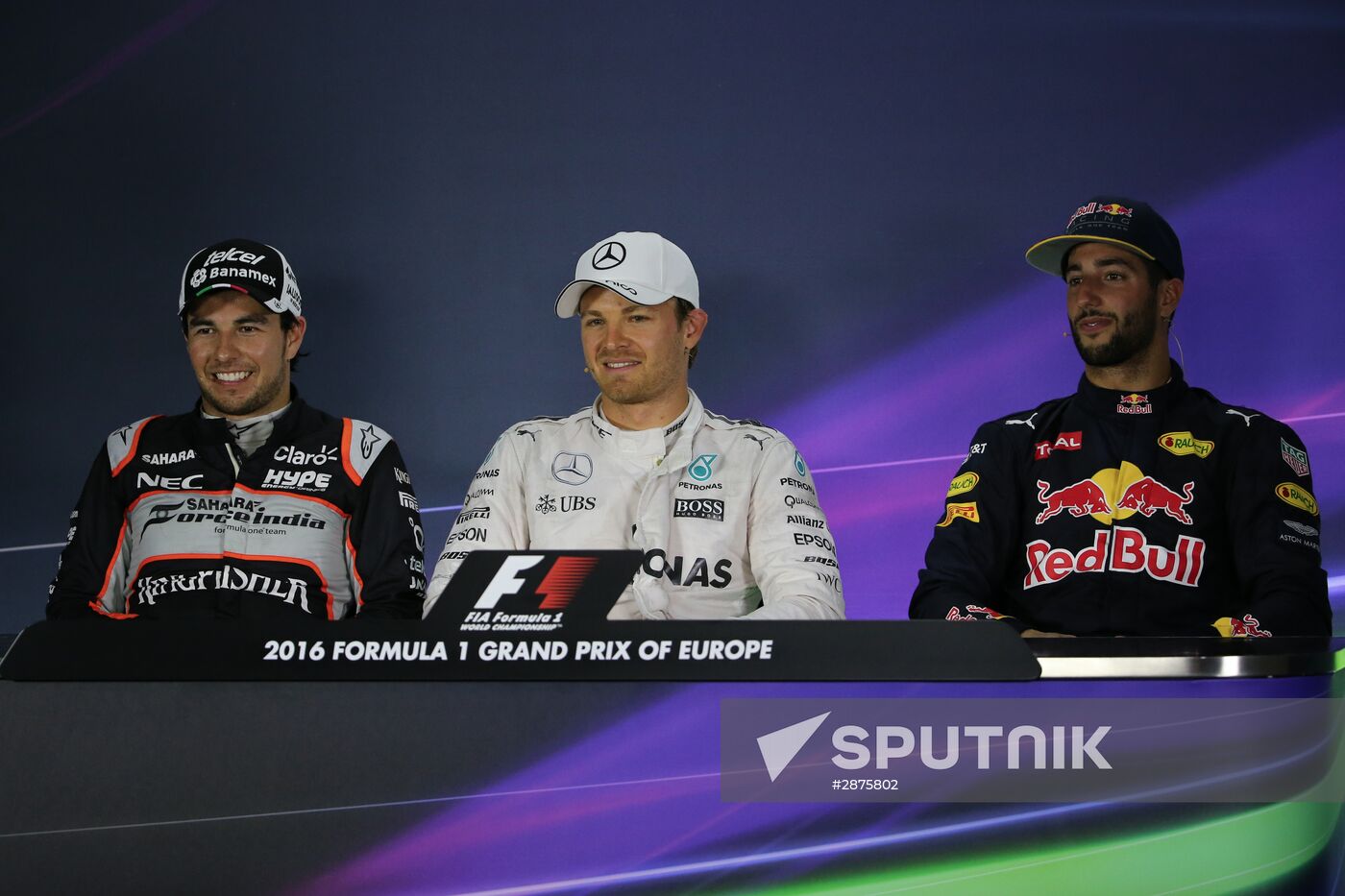 Car racing. Formula 1 Grand Prix of Europe. Qualification