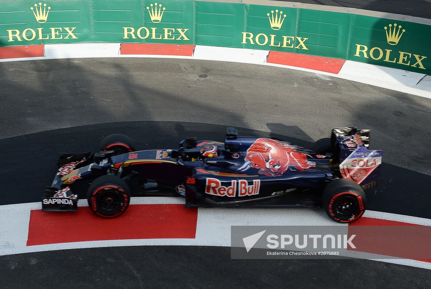 Car racing. Formula 1 Grand Prix of Europe. Qualification