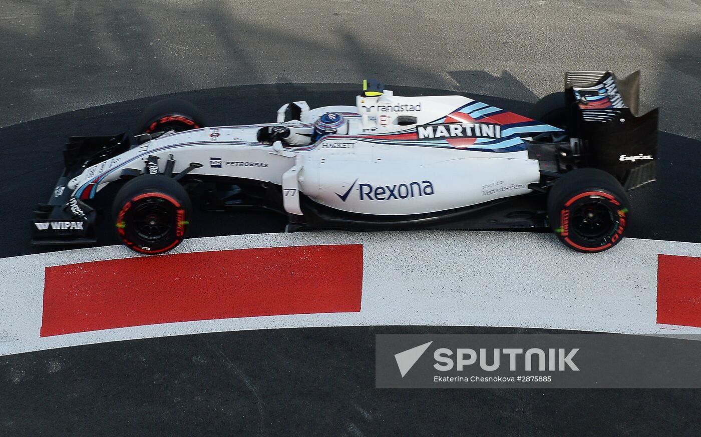 Car racing. Formula 1 Grand Prix of Europe. Qualification