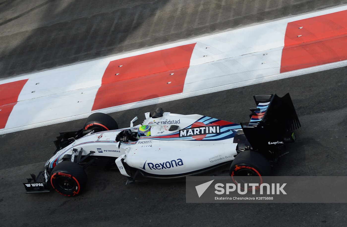 Car racing. Formula 1 Grand Prix of Europe. Qualification