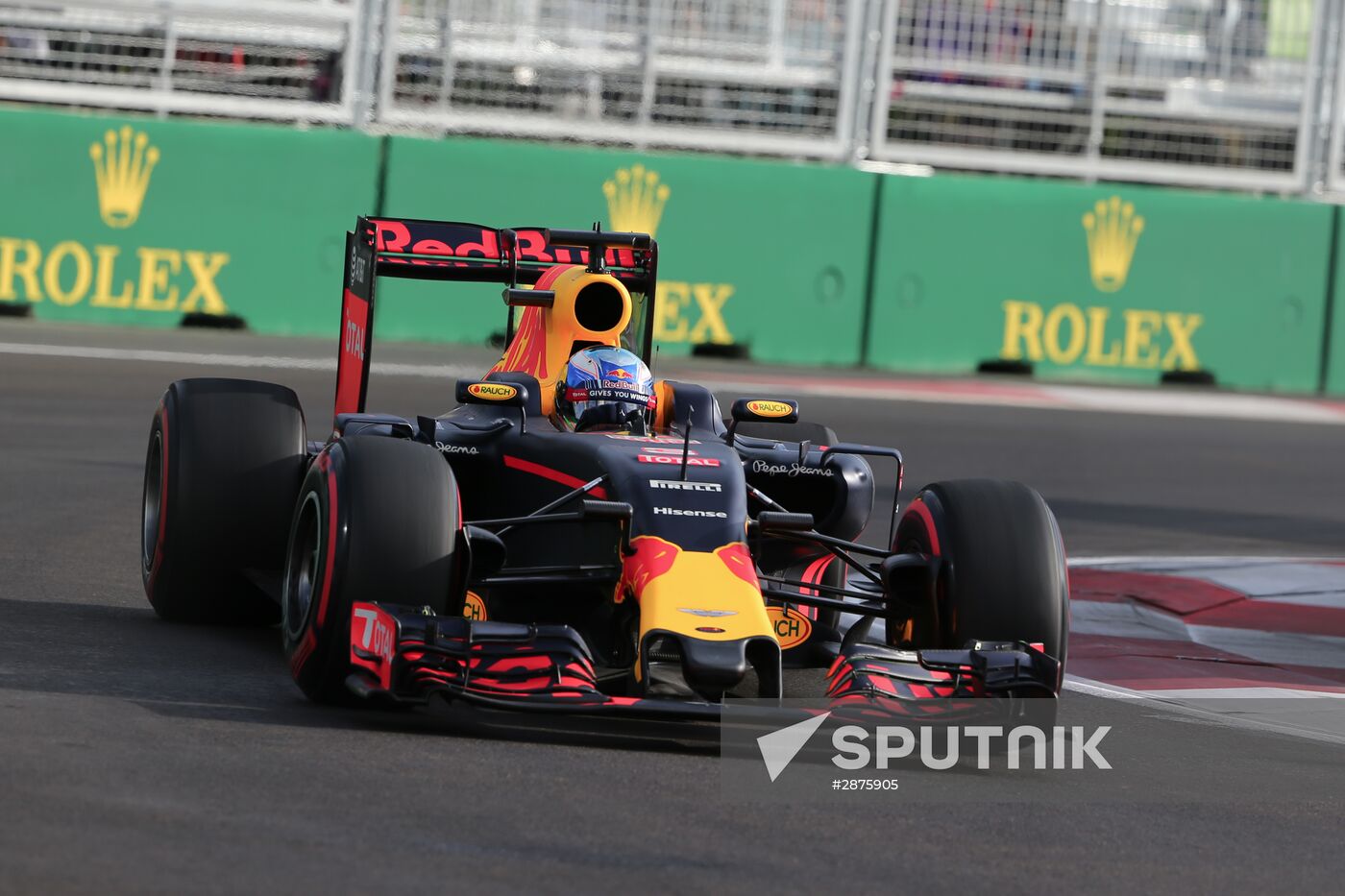 Car racing. Formula 1 Grand Prix of Europe. Qualification