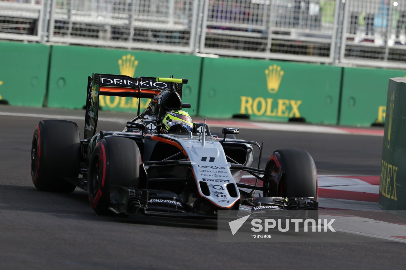 Car racing. Formula 1 Grand Prix of Europe. Qualification